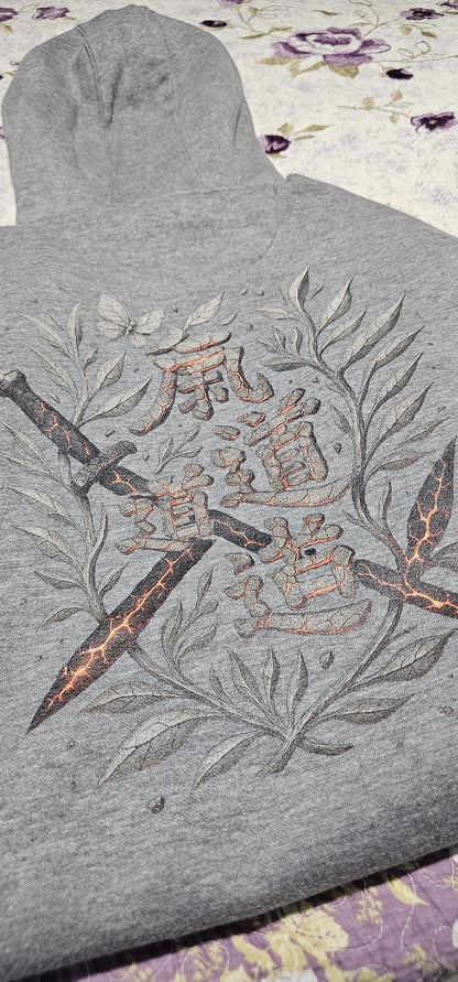 FORGΞXZ Magma Blade graphic hoodie product view 3