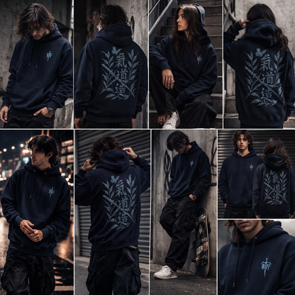 FORGΞXZ Splash Slash graphic hoodie product view 5
