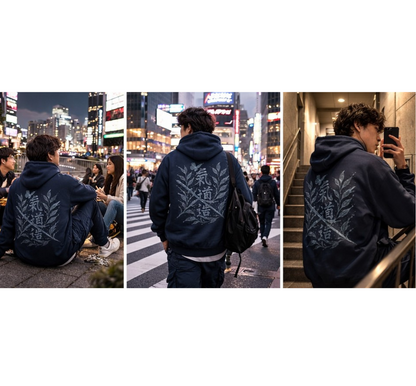 FORGΞXZ Splash Slash graphic hoodie product view 4