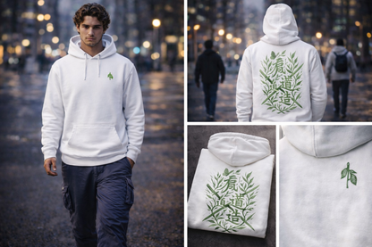 FORGΞXZ Leaf Blade graphic hoodie product view 5
