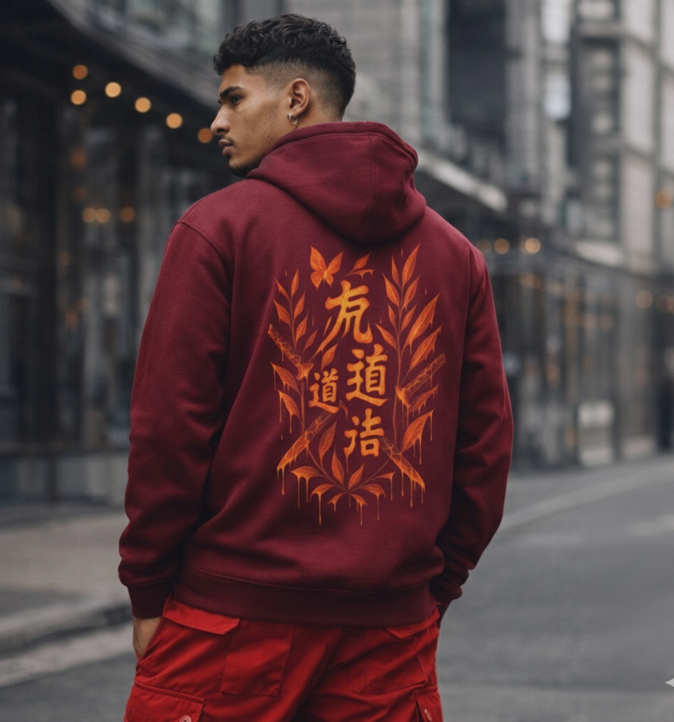 FORGΞXZ Lava Relic Hoodie | LAVA RED