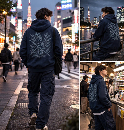 FORGΞXZ Splash Slash graphic hoodie product view 3